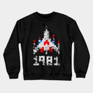 1981 Space Shooter Crewneck Sweatshirt